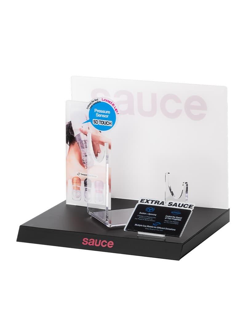 Sauce - Display - Zwart, Roze & Wit 1