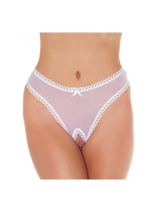 Amorable by Rimba - Open String - One Size - Wit (art. 1202)