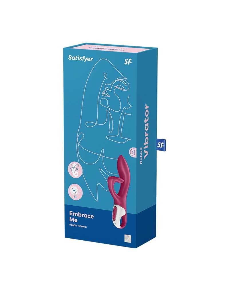 Satisfyer - Embrace Me - Rabbit Vibrator - Berry 2