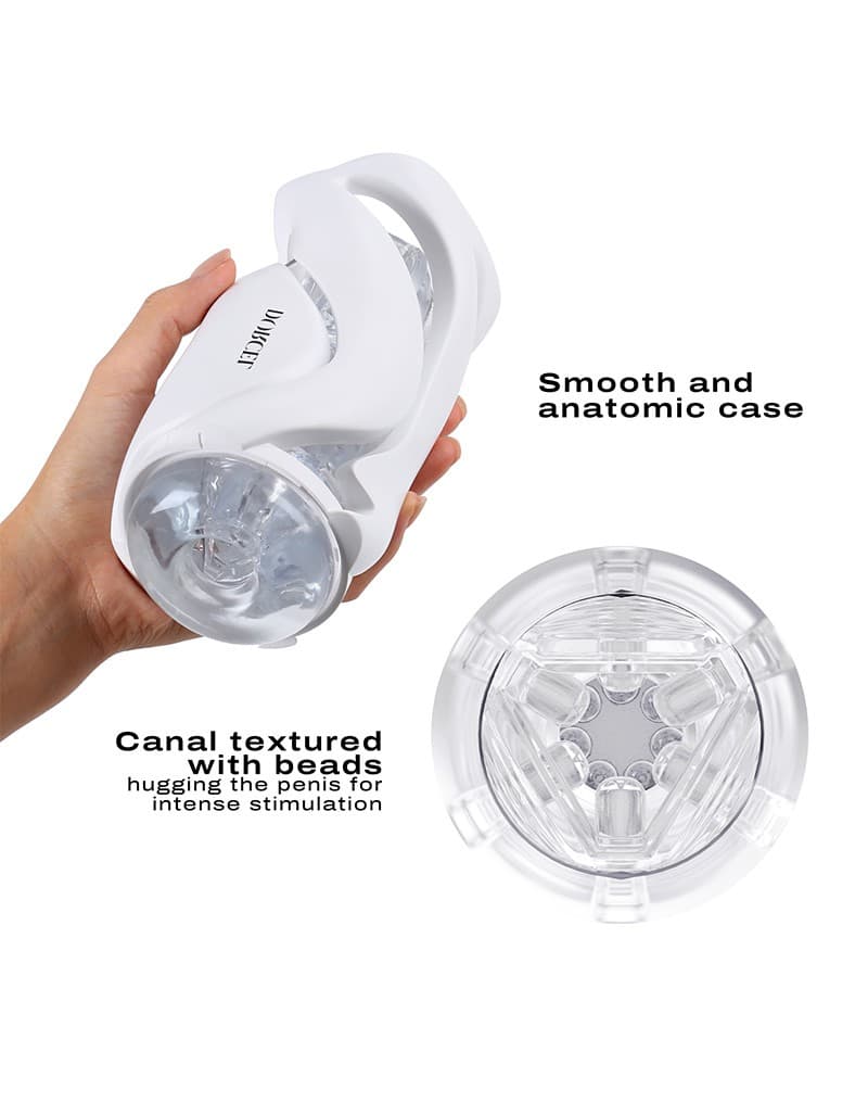 Dorcel - Deep Blow - Masturbator met Sleeve - Wit 3