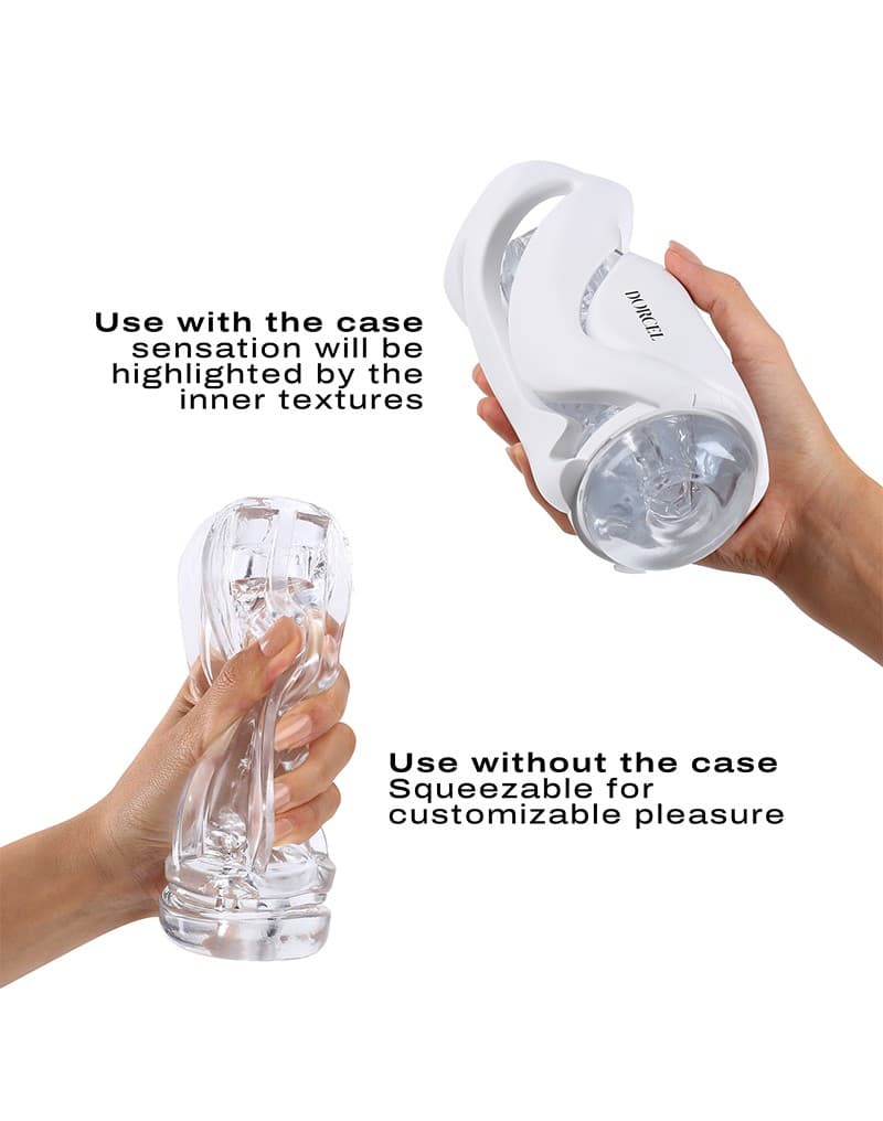 Dorcel - Deep Blow - Masturbator met Sleeve - Wit 4