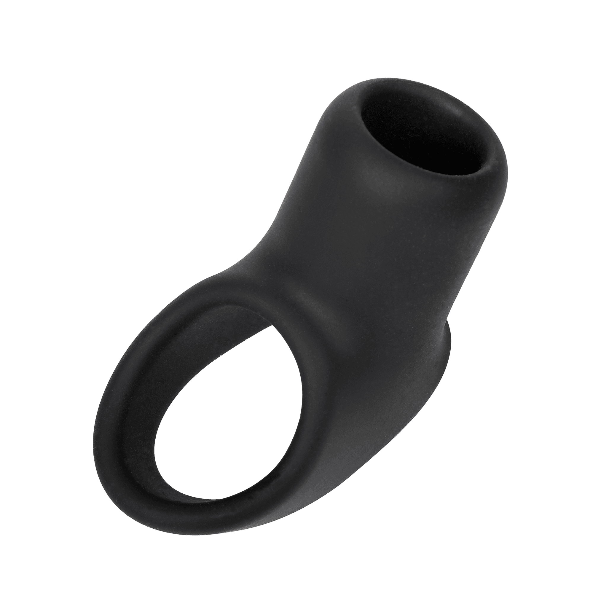 Rimba Bondage Play - Siliconen Penis Sleeve - Zwart 2