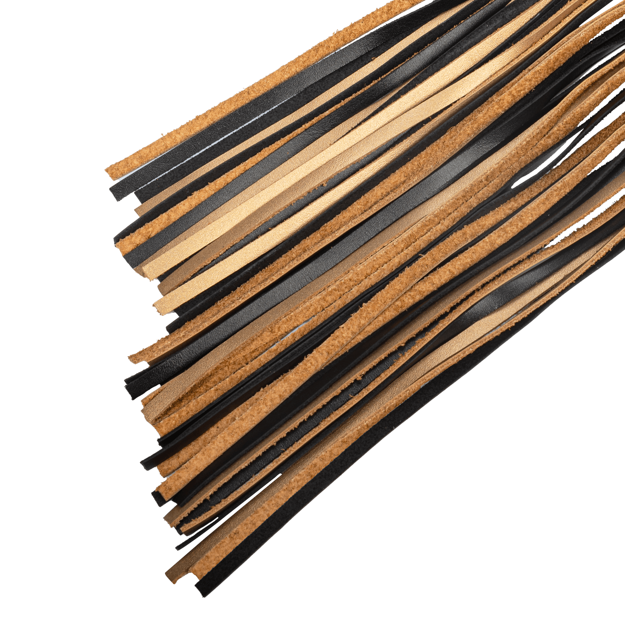 RISE - Thick Cat O. Nine Whip - Zwart/Goud 6
