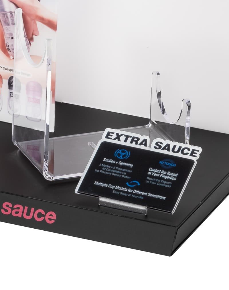 Sauce - Display - Zwart, Roze & Wit 3