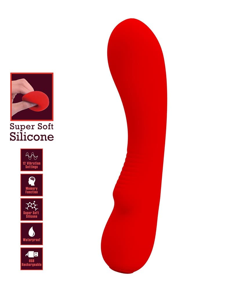 Pretty Love - Matt - G-Spot Vibrator - Rood 9