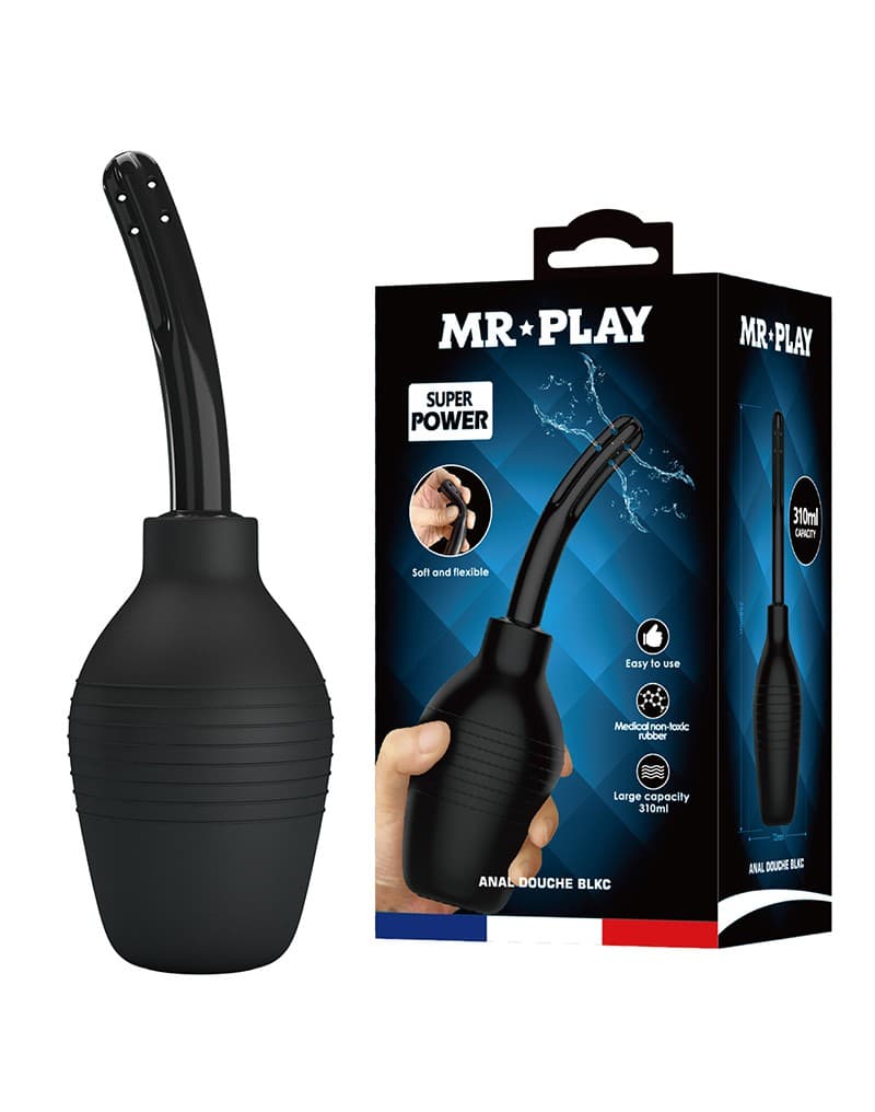 Mr. Play - Anaal Douche - BLKC - Zwart 8
