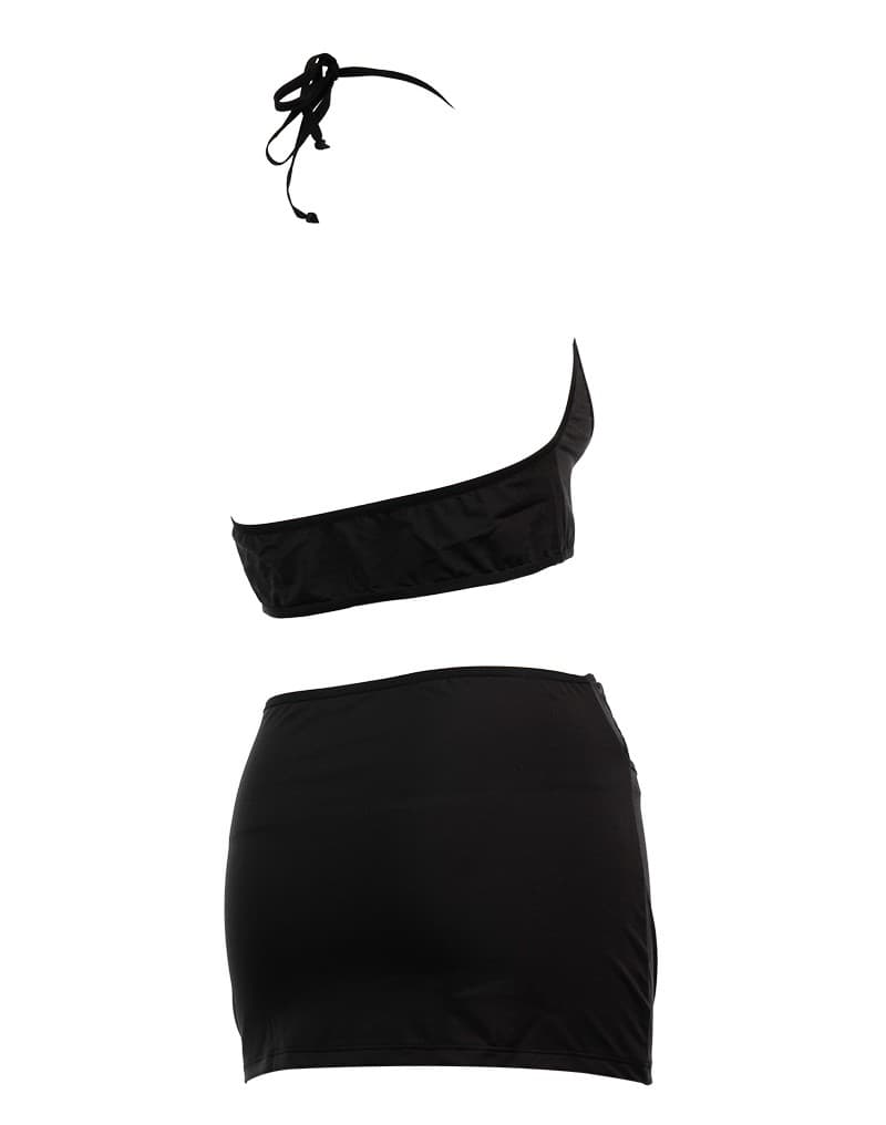 Amorable by Rimba -  Mini Rok met Top - One Size - Zwart 4
