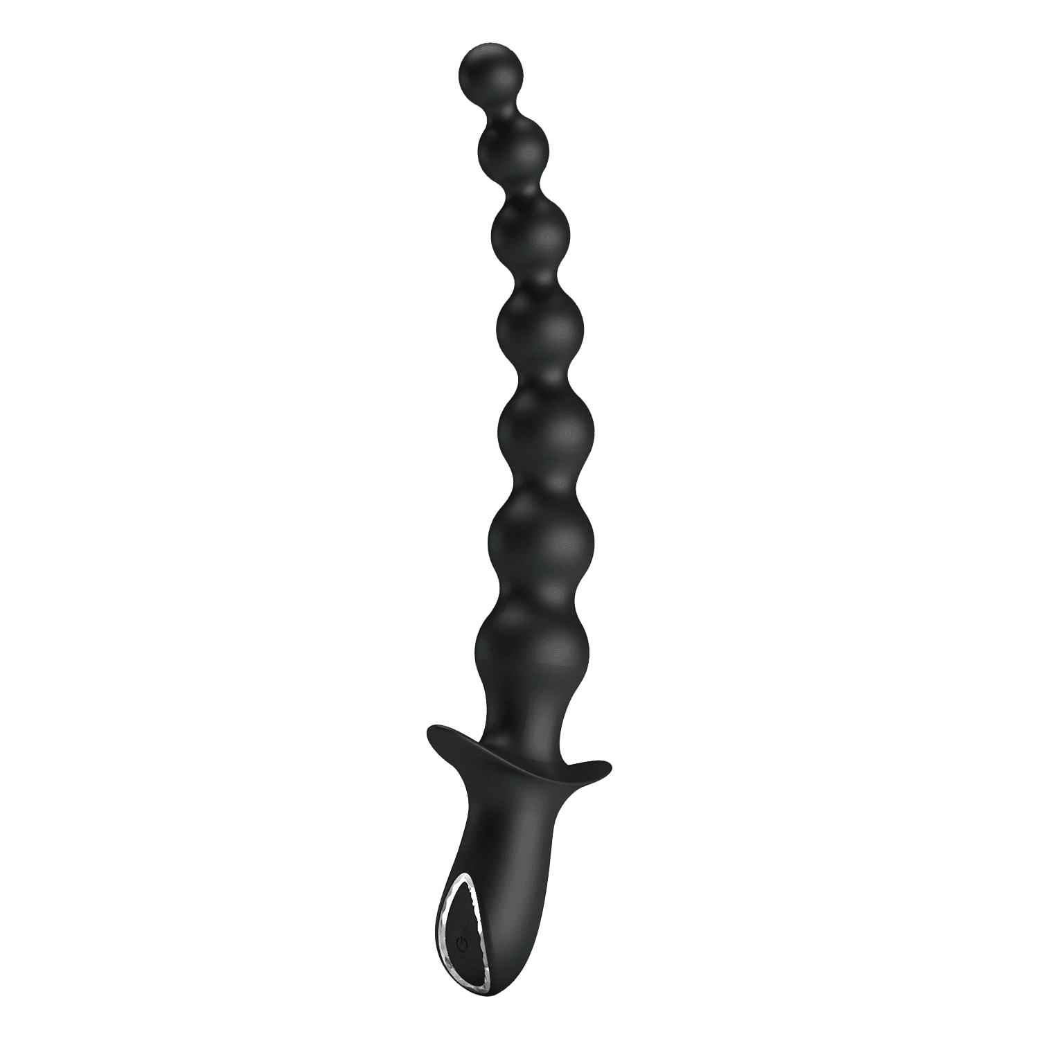 PL - Rigdon - Anale kralen vibratorplug - Zwart 2