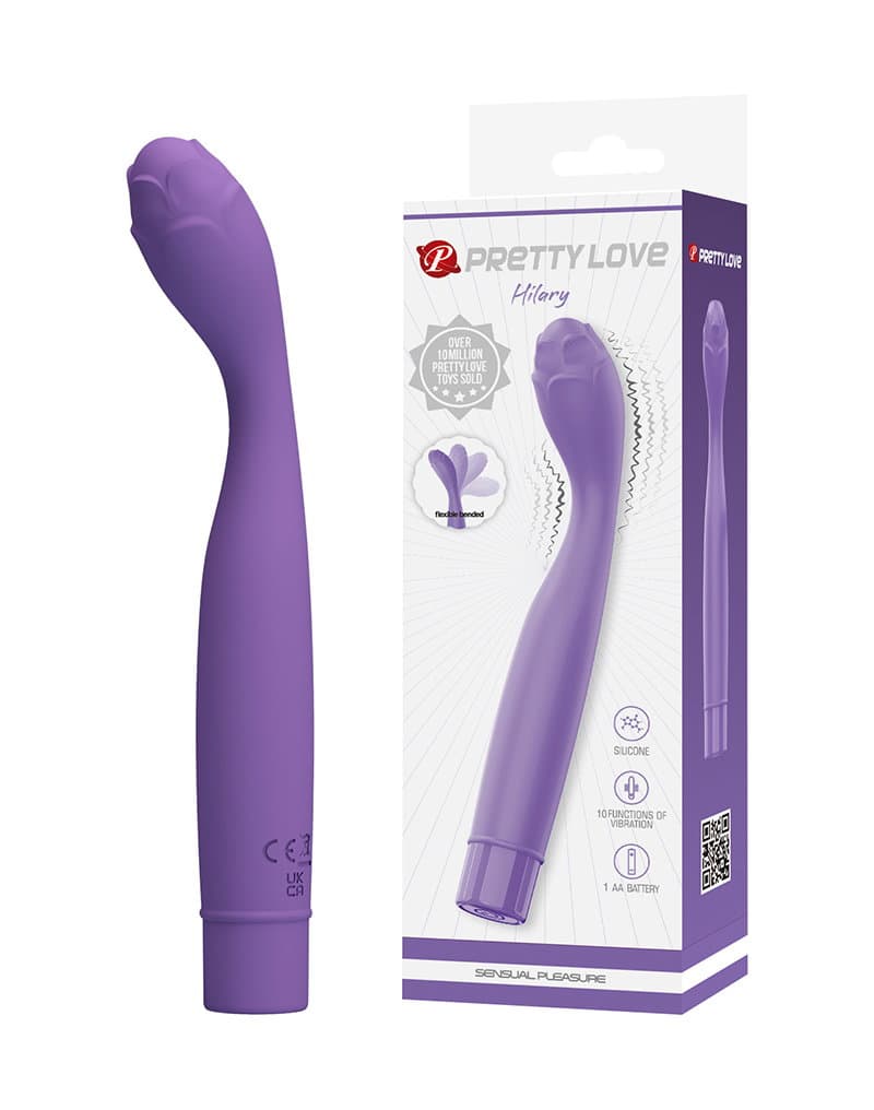 PL - Hilary - Buigzame G-spot vibrator - Paars