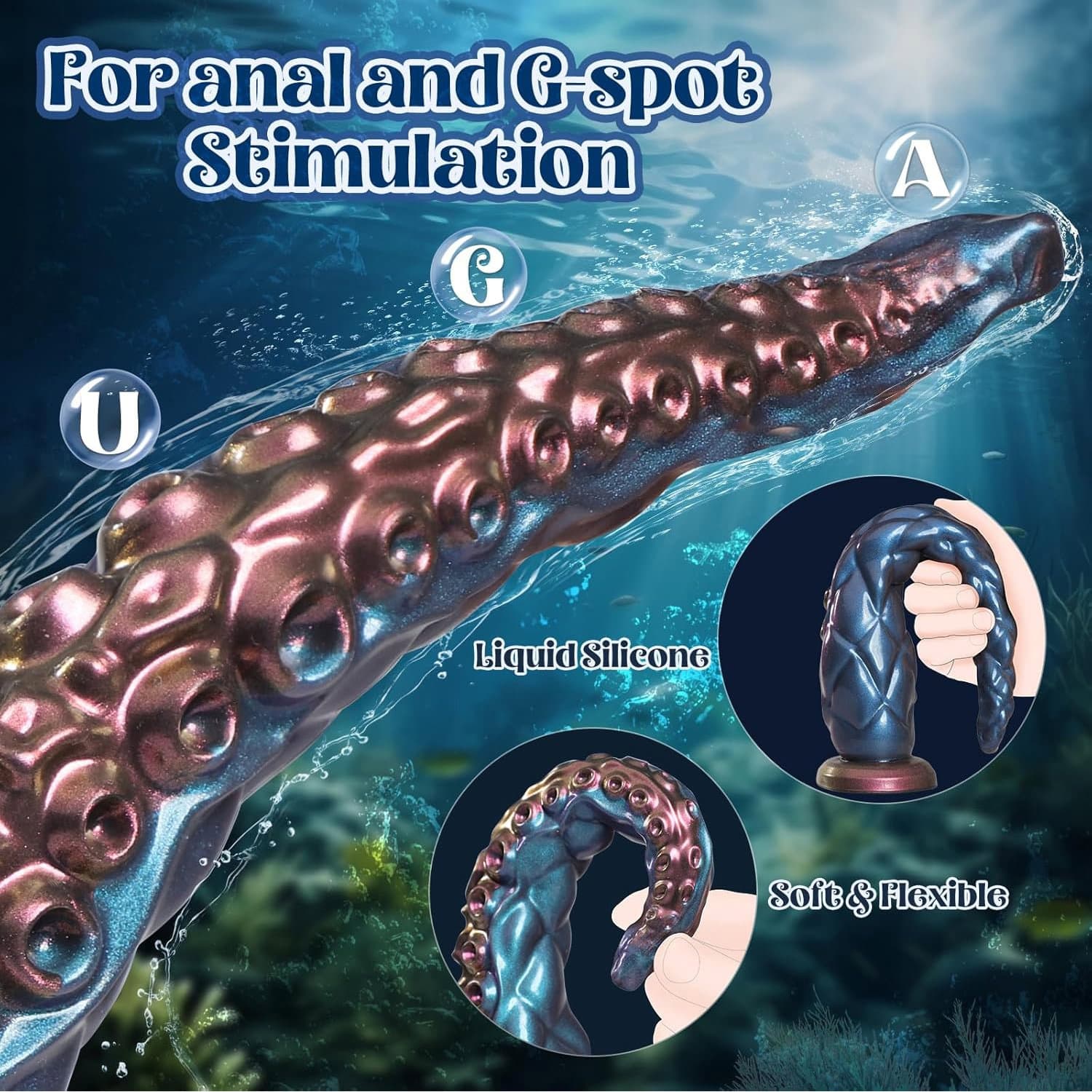 Power Monsters - Maelstrom Beastlord - Tentakel Dildo - Mix Color 8