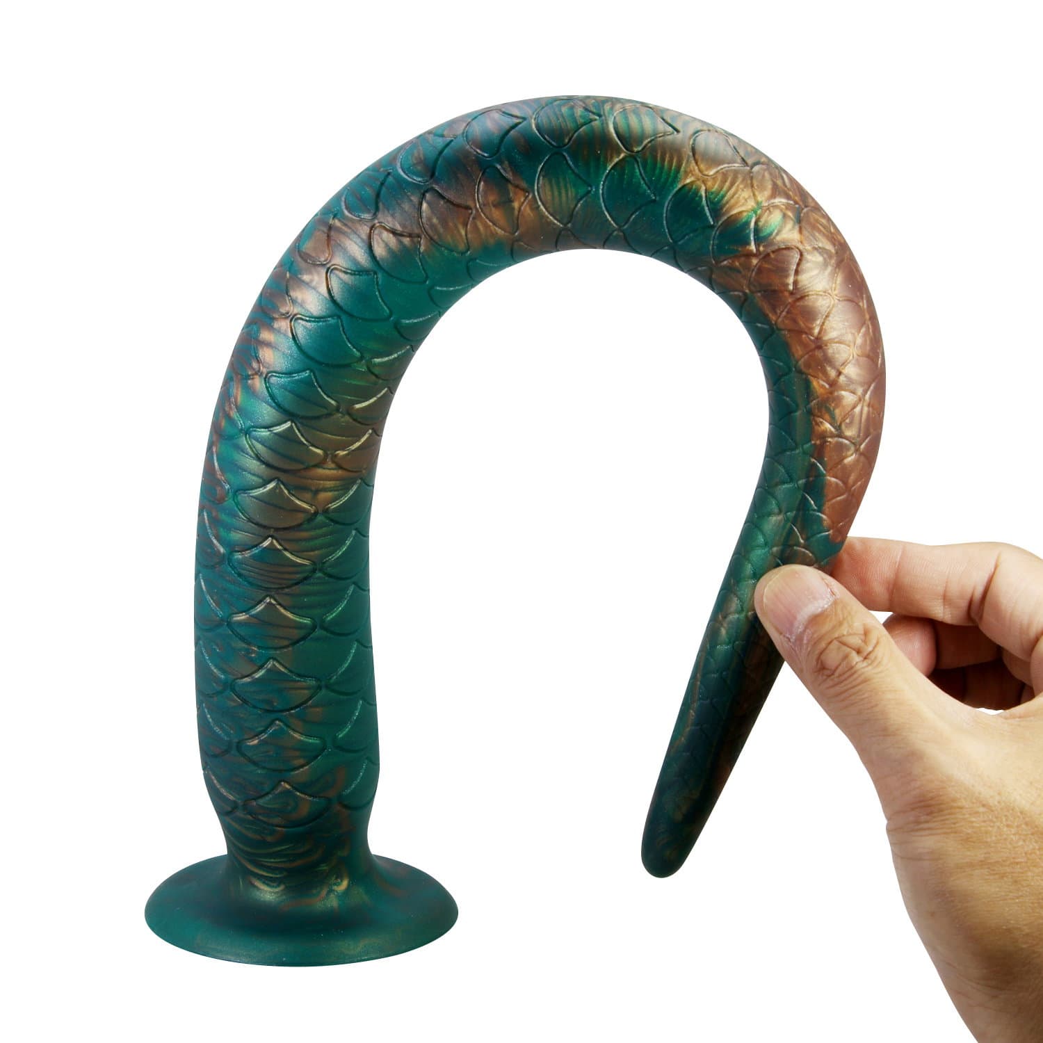 Power Monsters - Verdant Titan - Mythical Beast-Tail Dildo - Mix Color 5