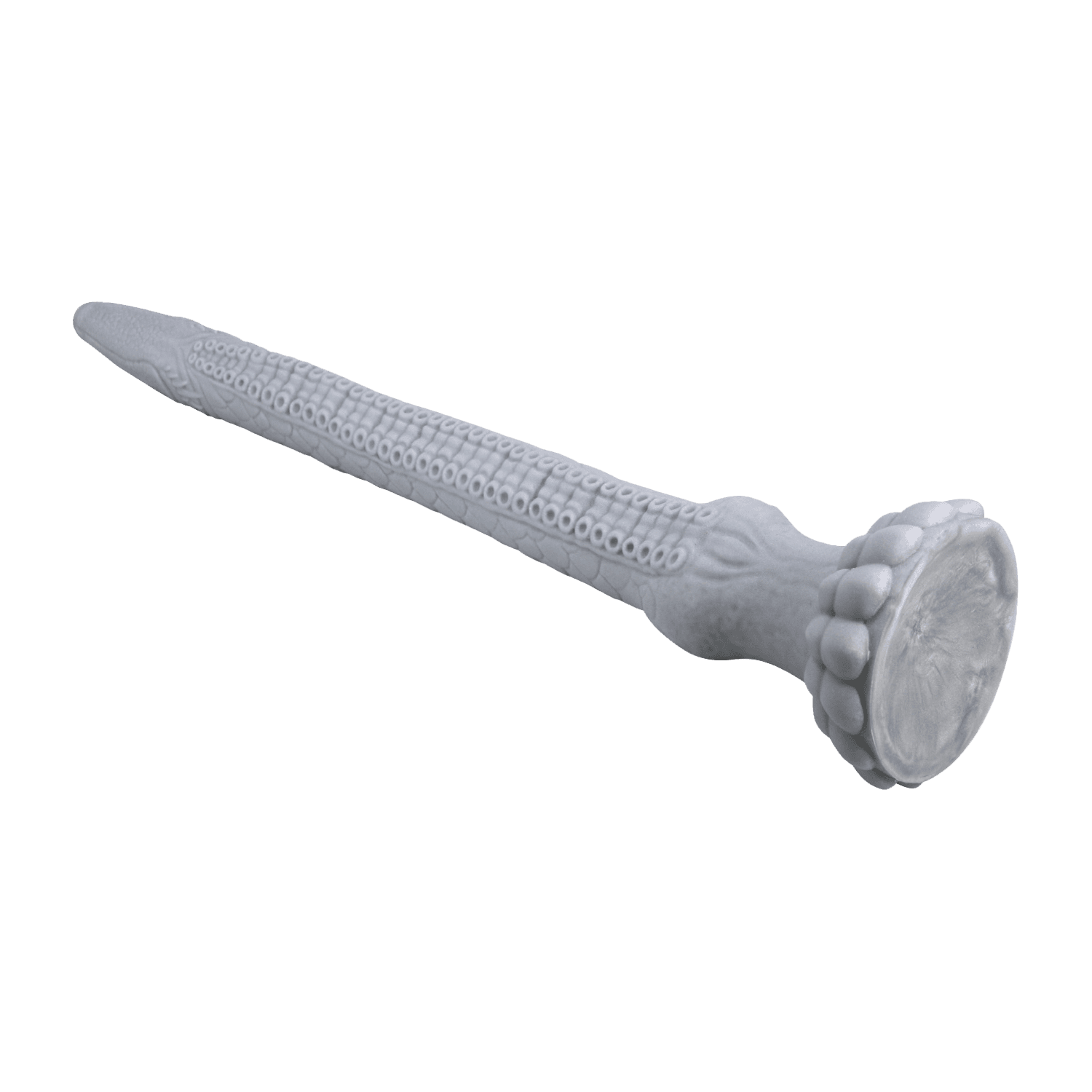 Power Monsters - Basilisk - Taps toelopende dildo - Mix Color 9