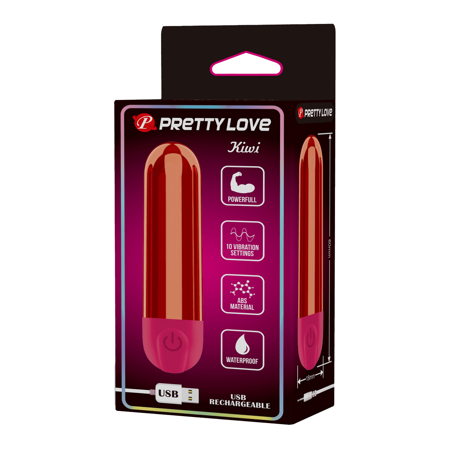PL - Kiwi - Bullet Vibrator - Rood 6
