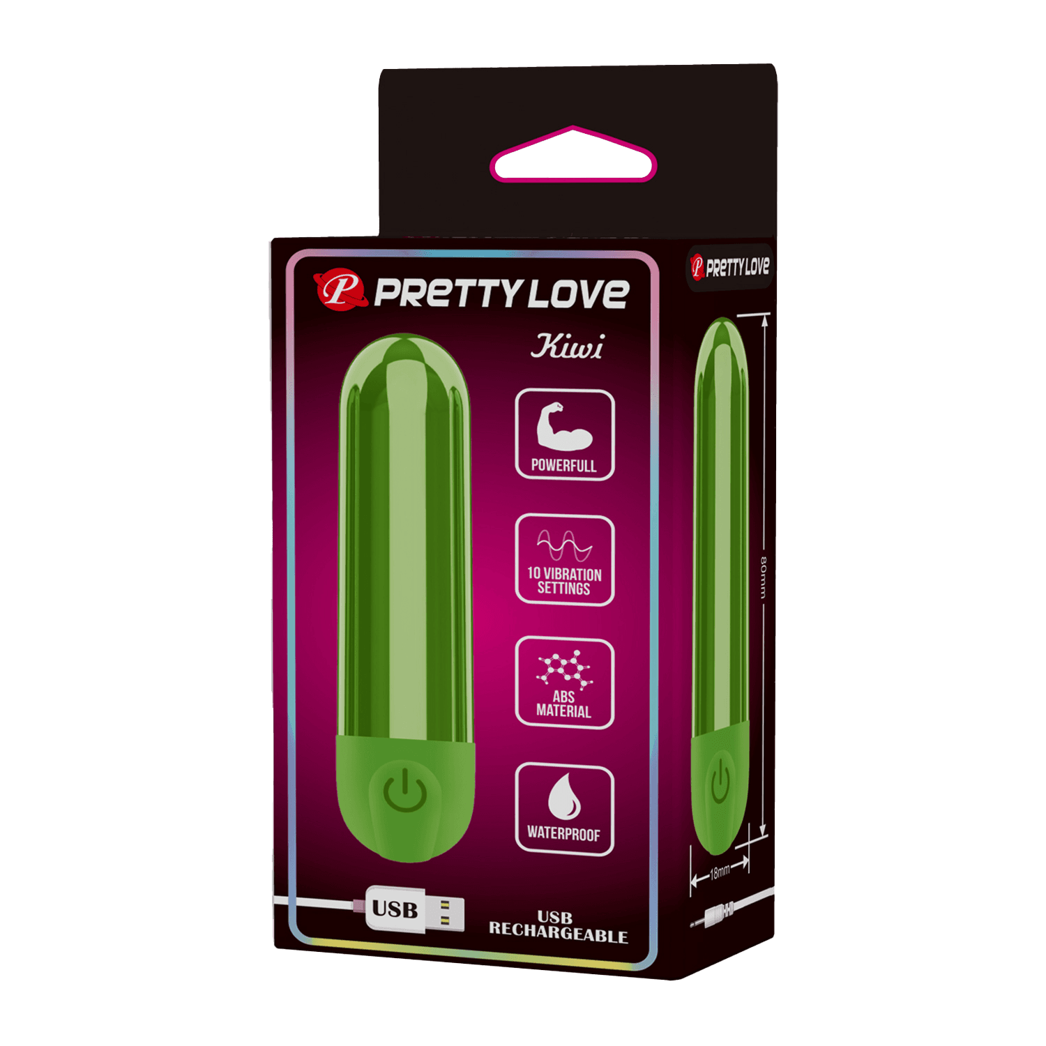 PL - Kiwi - Bullet Vibrator - Groen 8