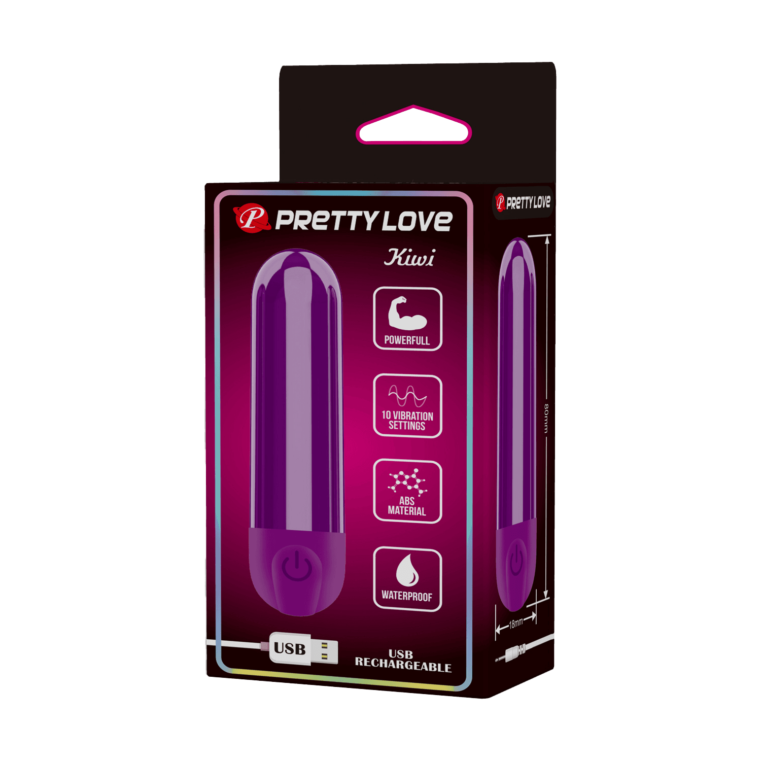 PL - Kiwi - Bullet Vibrator - Paars 6