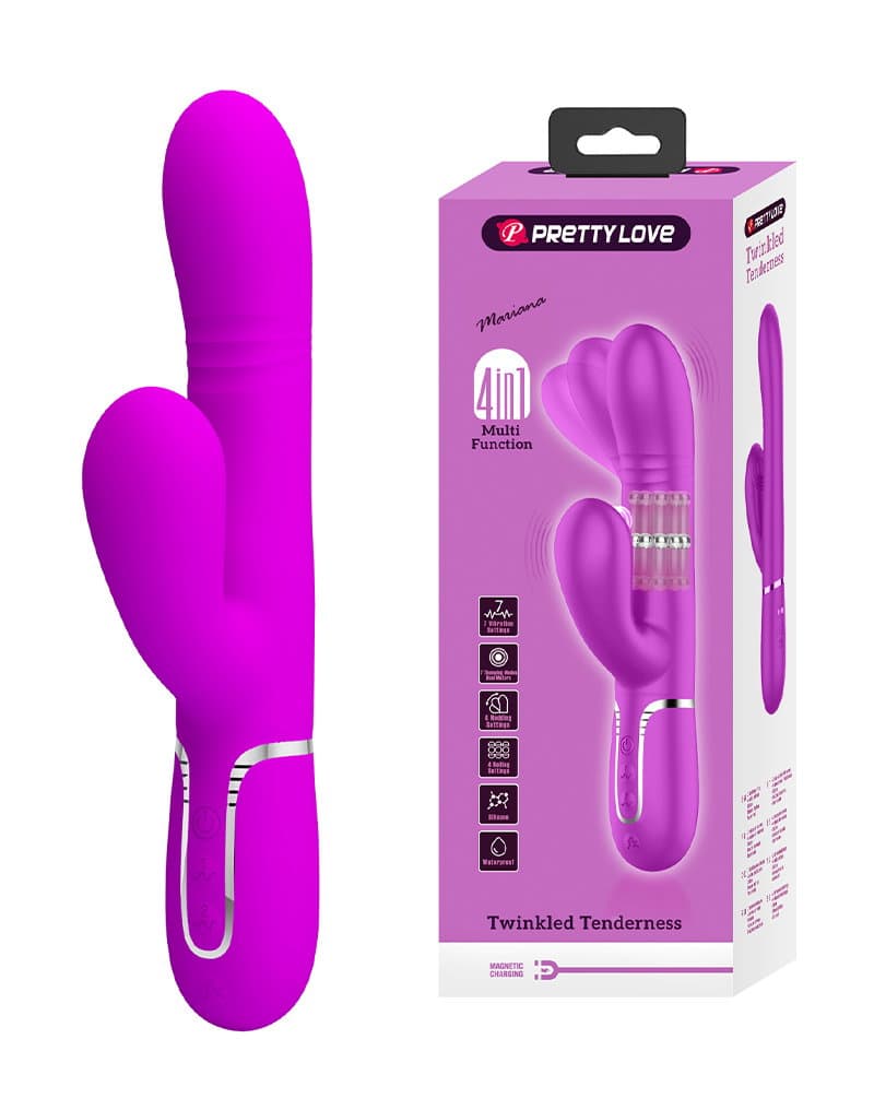 PL - Maviana - Rabbit Vibrator - Paars