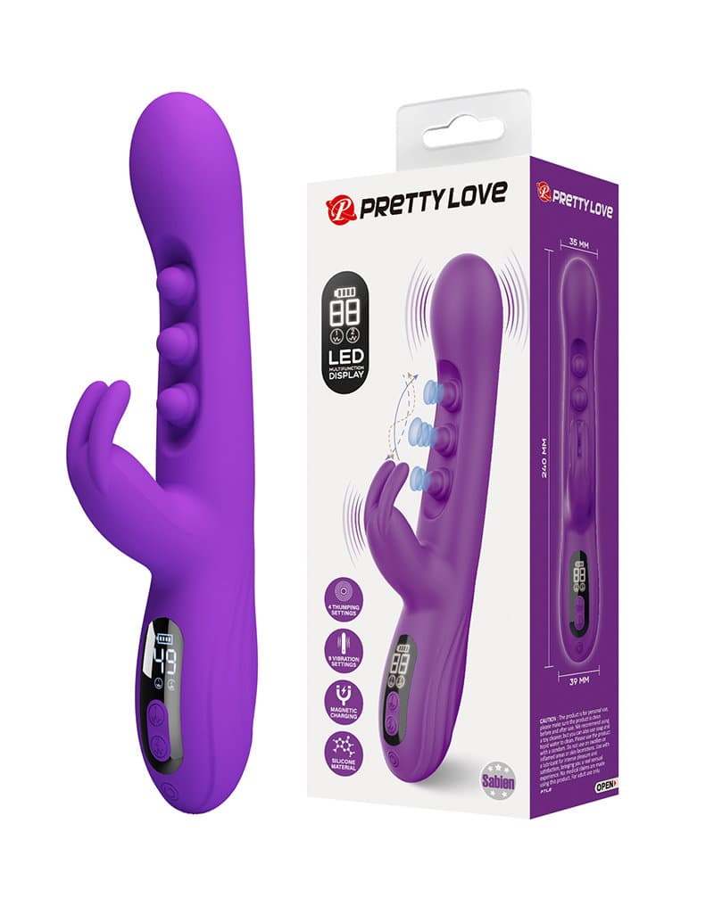 PL - Sabien - Rabbit Vibrator - Paars
