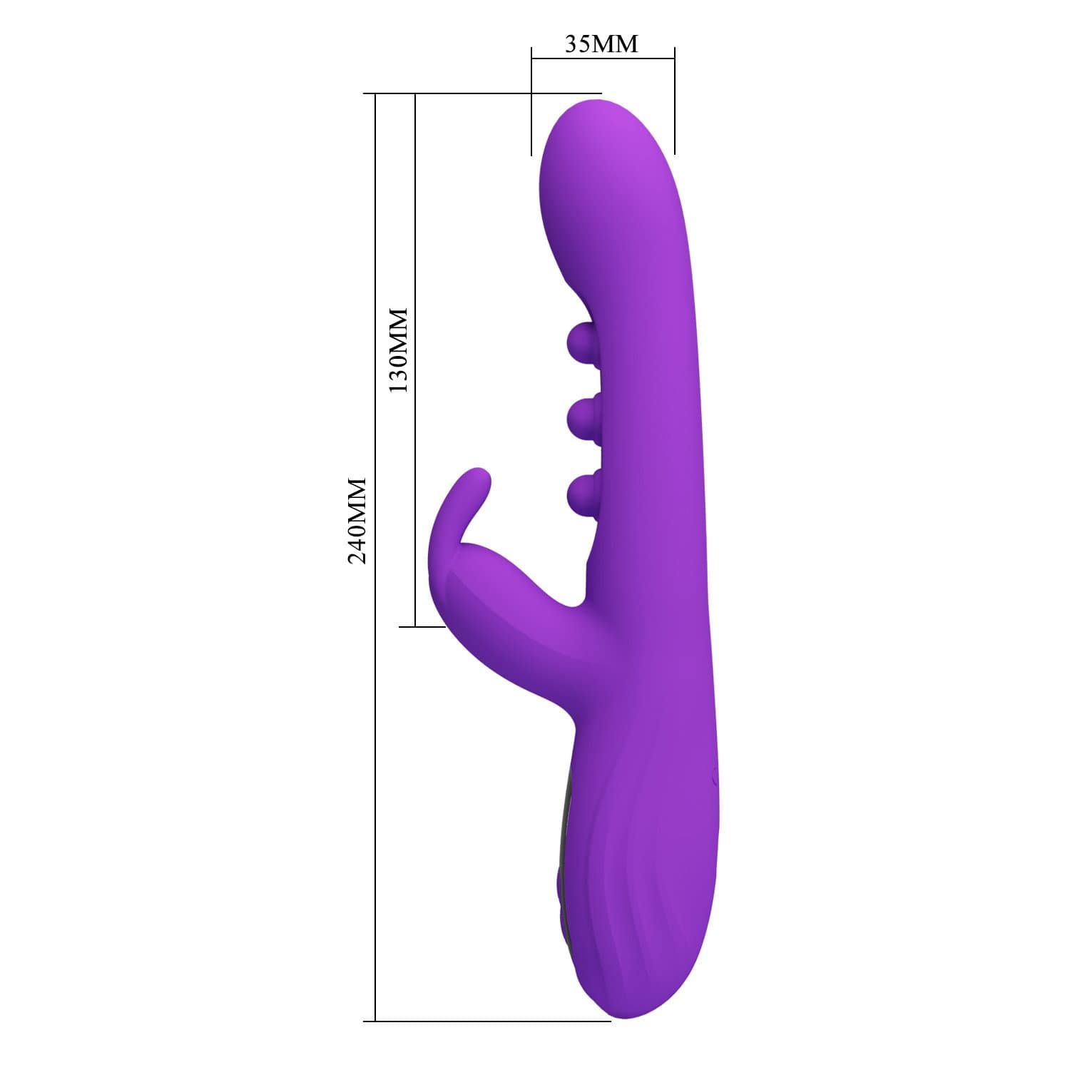 PL - Sabien - Rabbit Vibrator - Paars 9