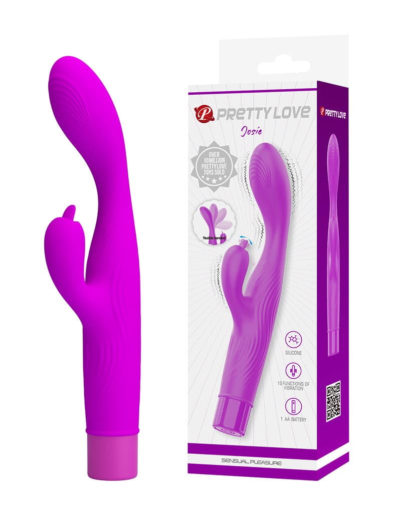 PL - Josie - Buigzame G-spot vibrator - Paars
