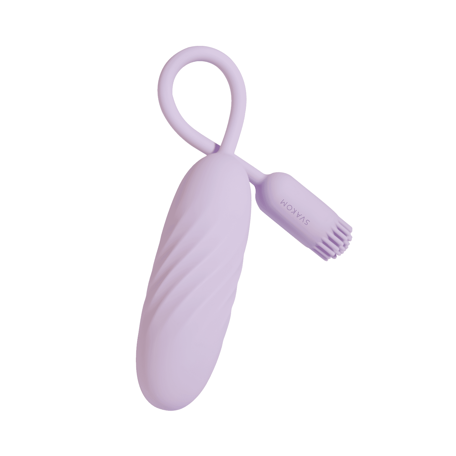 SVAKOM – Plume – Flexibele bullet vibrator met borstelstaart – Pastel Lila 2
