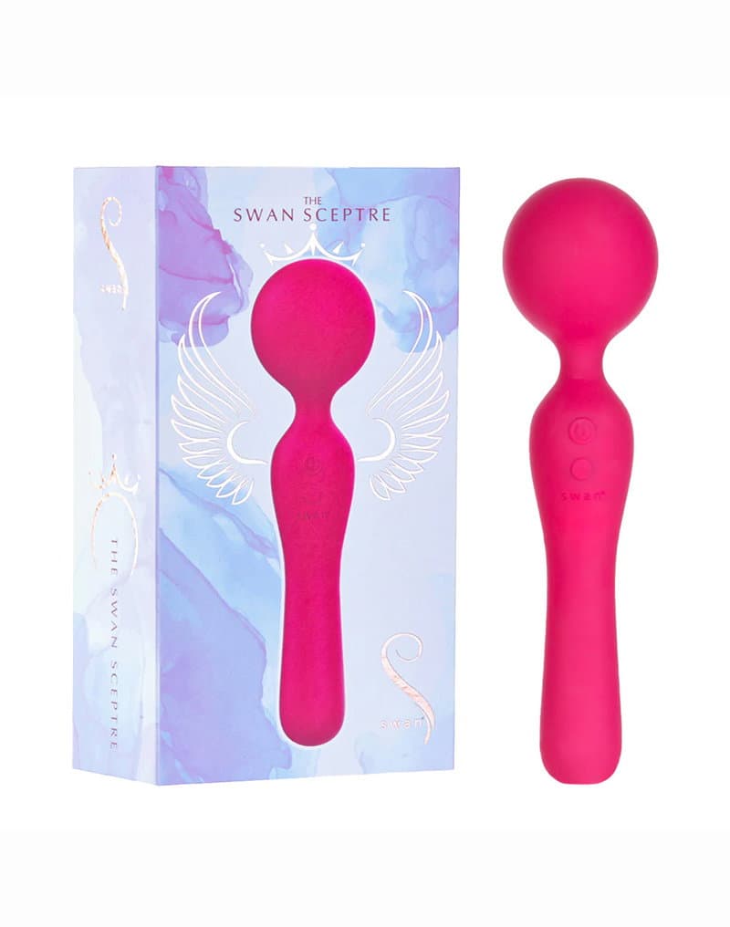 Swan - Sceptre - Dual-Use Wand Massager - Roze