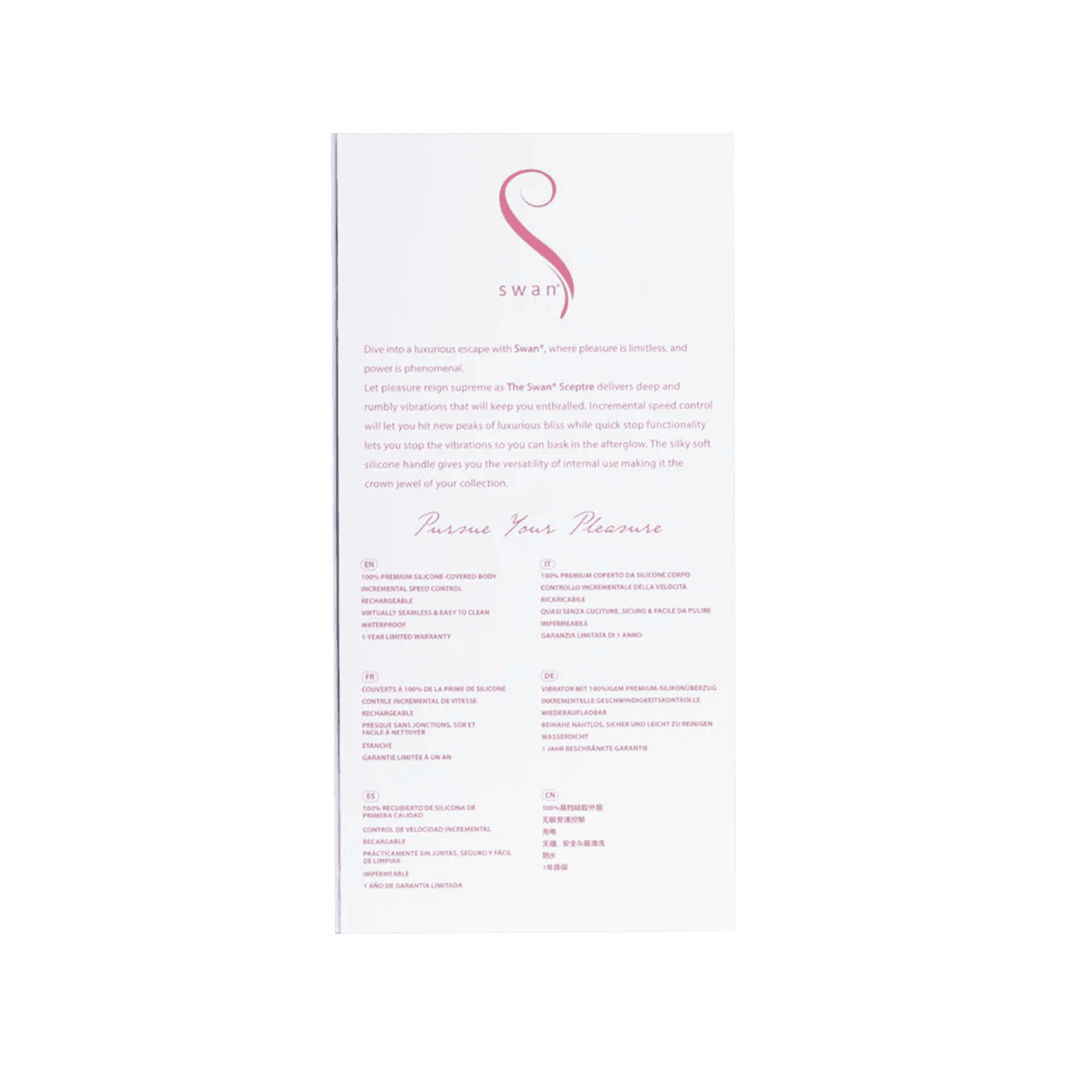 Swan - Sceptre - Dual-Use Wand Massager - Roze 6