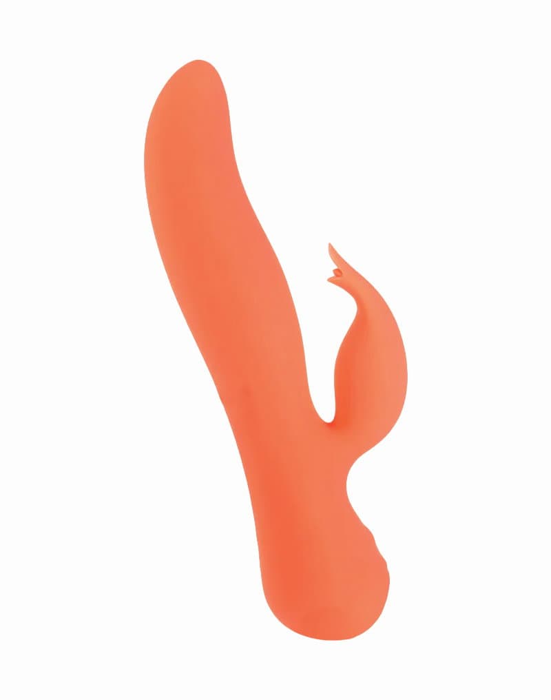 Swan - Blossom - Dual Action Rabbit Vibrator - Coral
