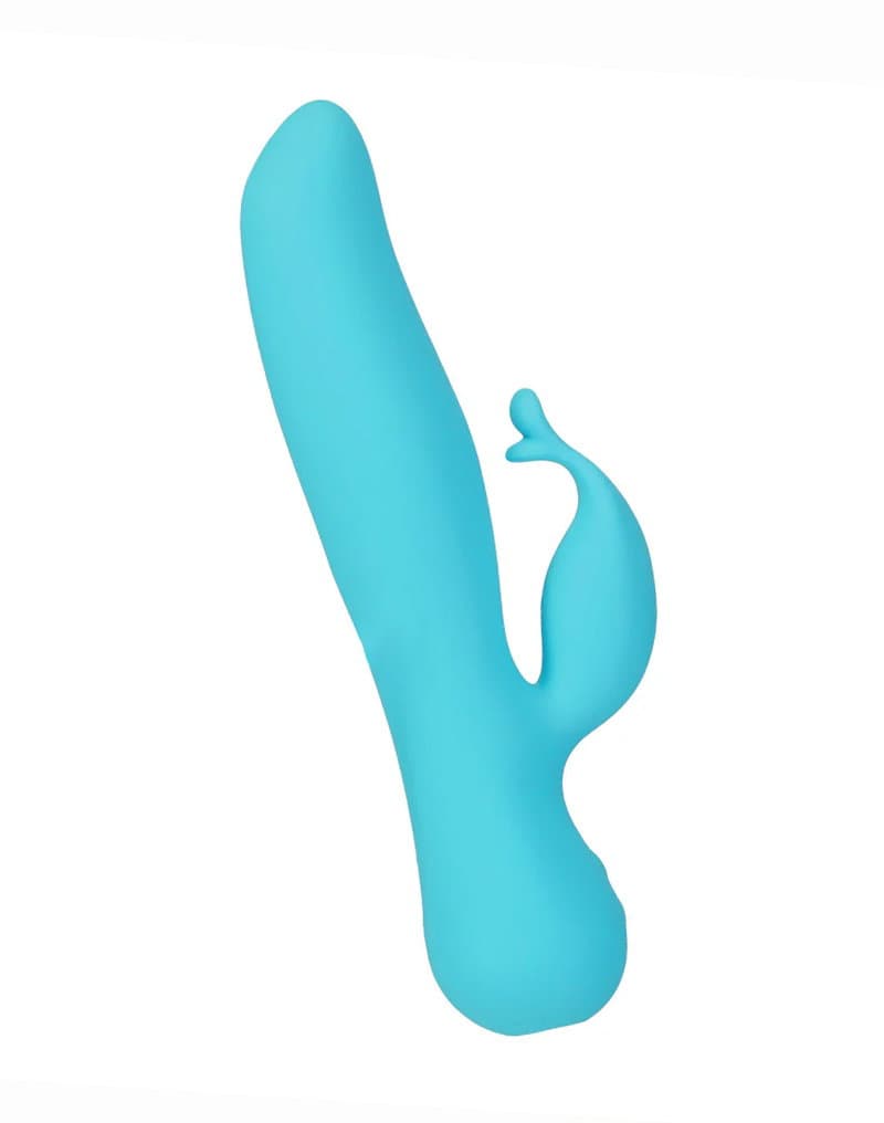 Swan - Kissing - Dual Action Rabbit Vibrator - Blauw