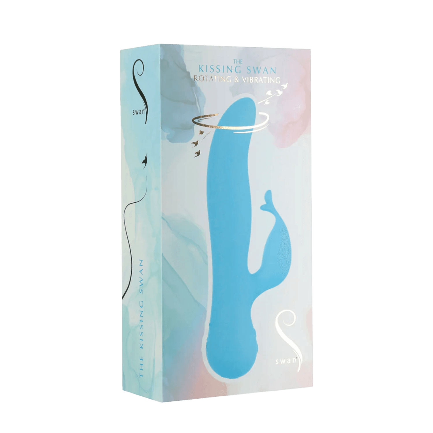 Swan - Kissing - Dual Action Rabbit Vibrator - Blauw 4
