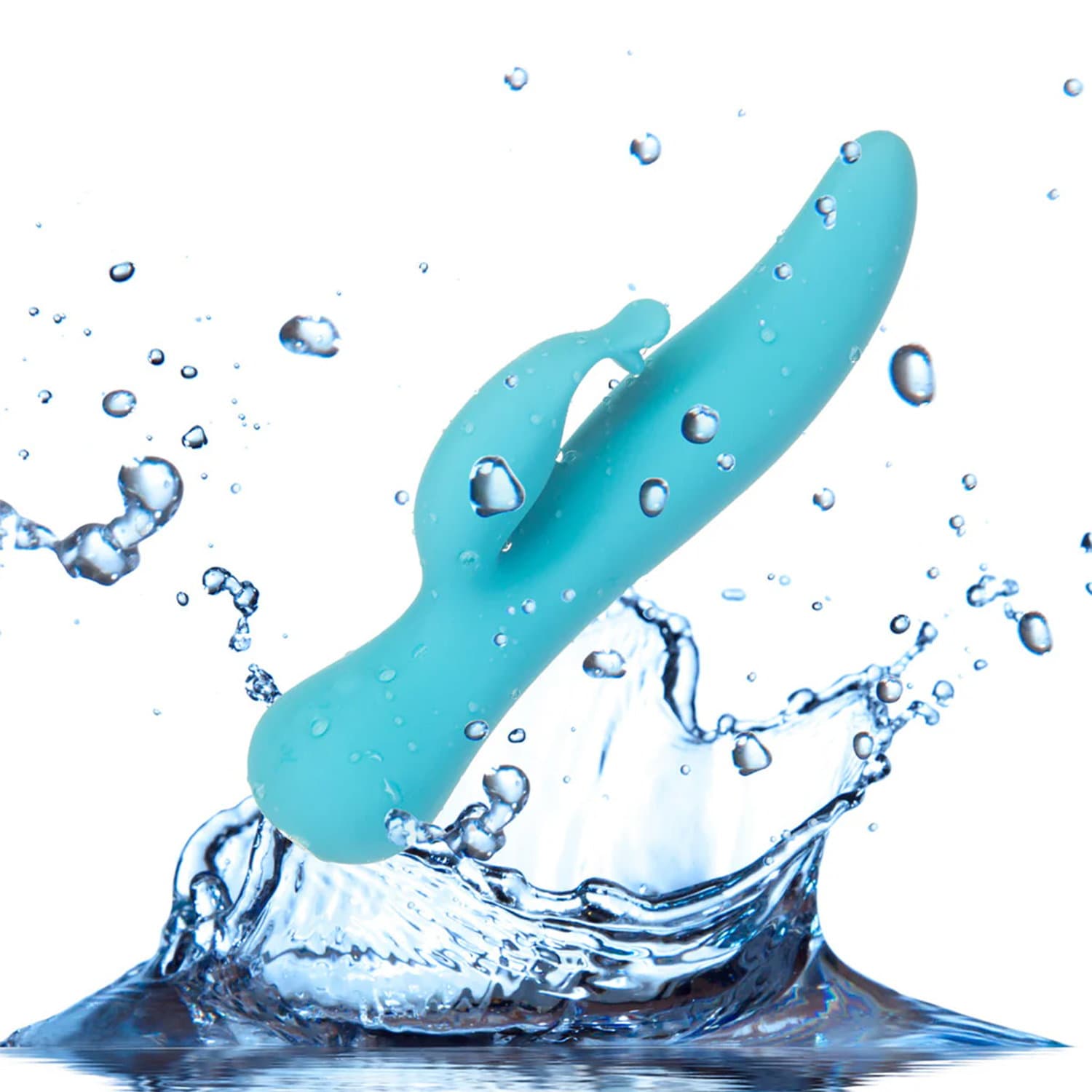 Swan - Kissing - Dual Action Rabbit Vibrator - Blauw 8