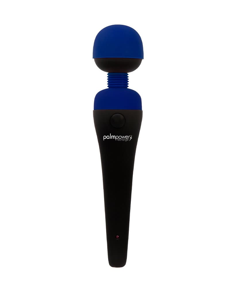 PalmPower - Recharge Wand Massager - Zwart/Blauw