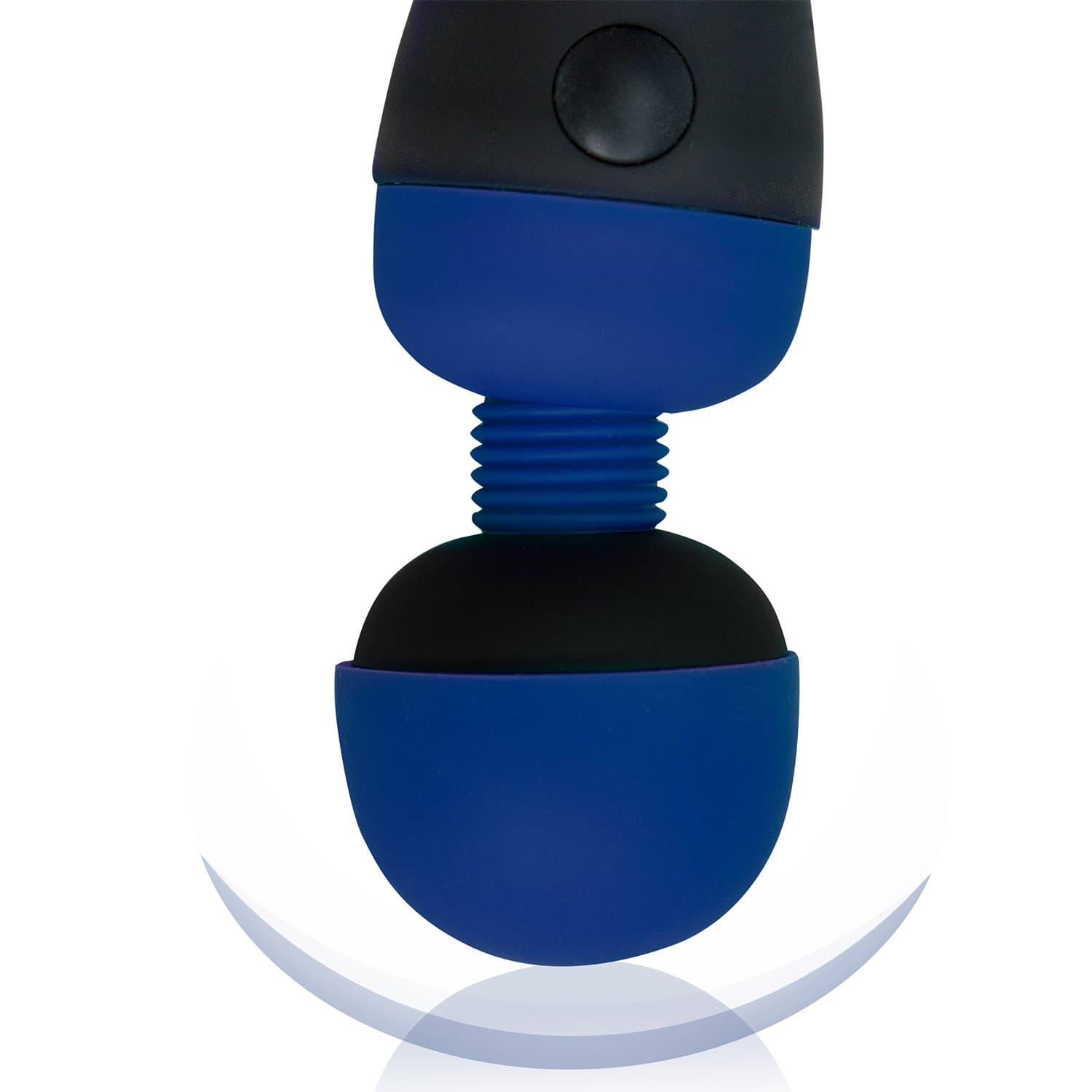 PalmPower - Recharge Wand Massager - Zwart/Blauw 9