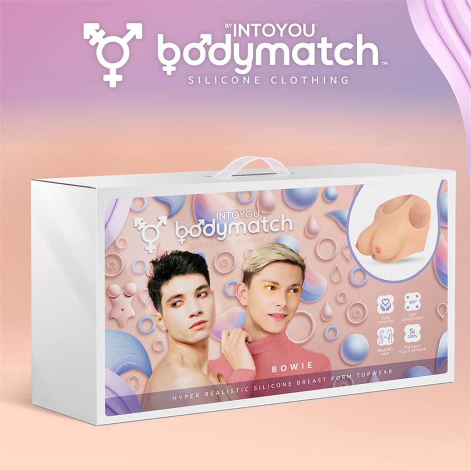 BODYMATCH - Bowie - Realistische siliconen borstprothese - C-cup - Huidskleur 5