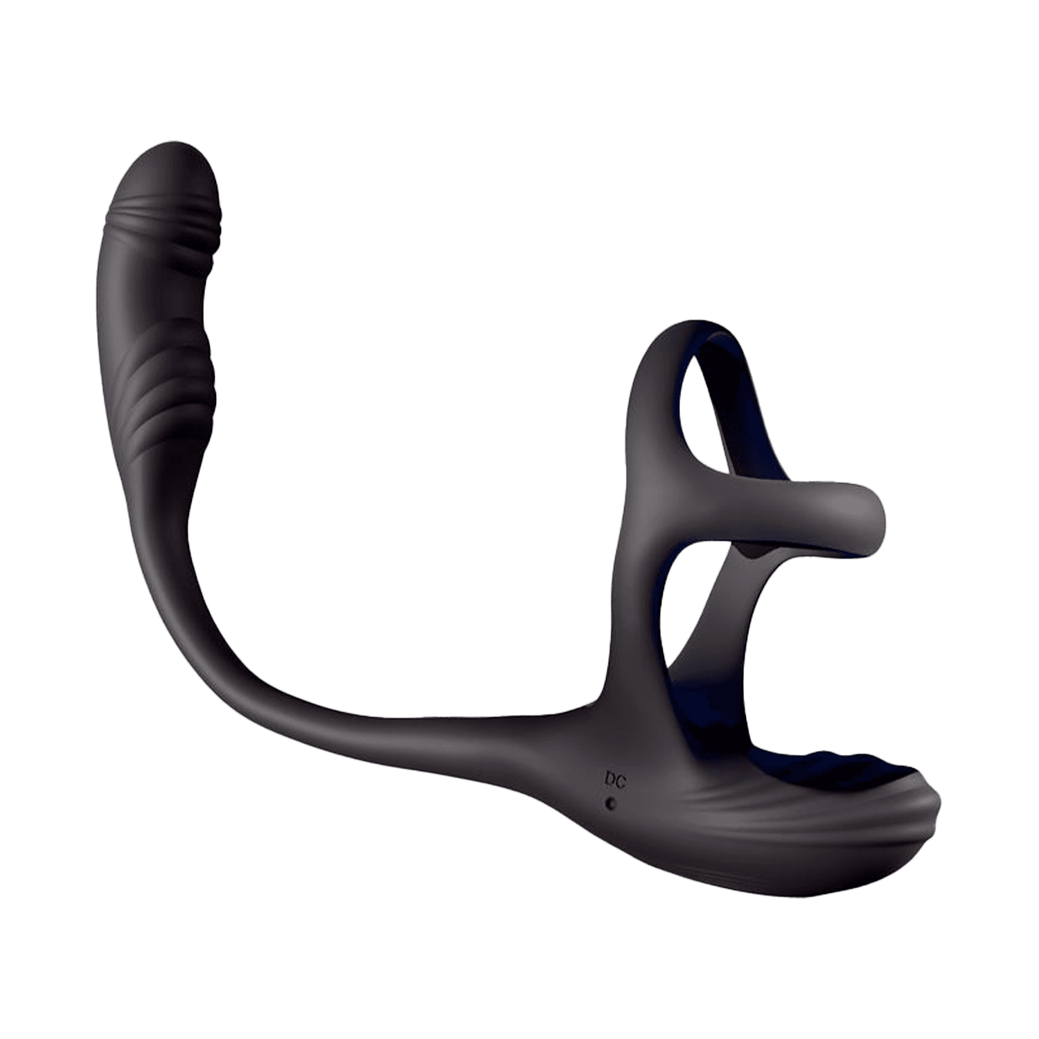 IY - Kamber - Golvende vibrerende anale plug en cockring met afstandsbediening - Zwart 3
