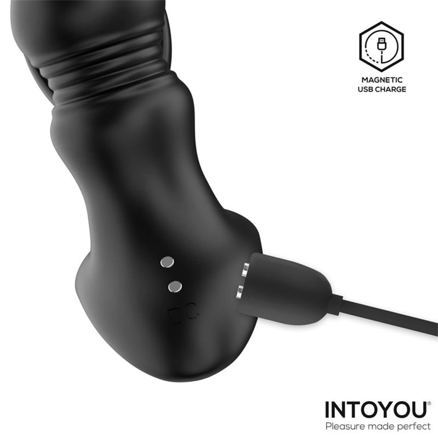 IY - Womp - Stotende en vibrerende prostaatmassager met afstandsbediening - Zwart 8