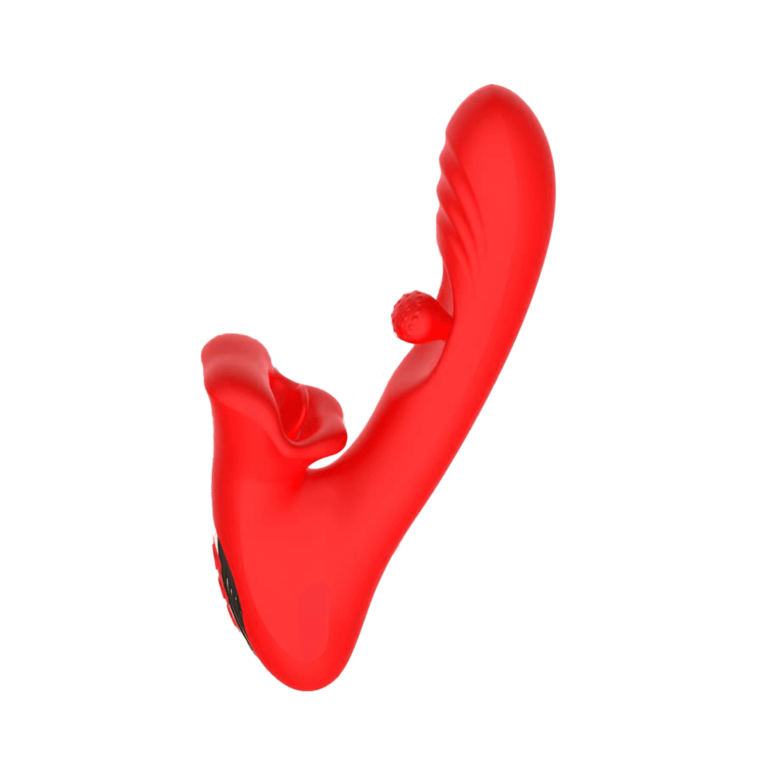 IY - Franky - Bijtende en roterende balvibrator met app-bediening - Rood