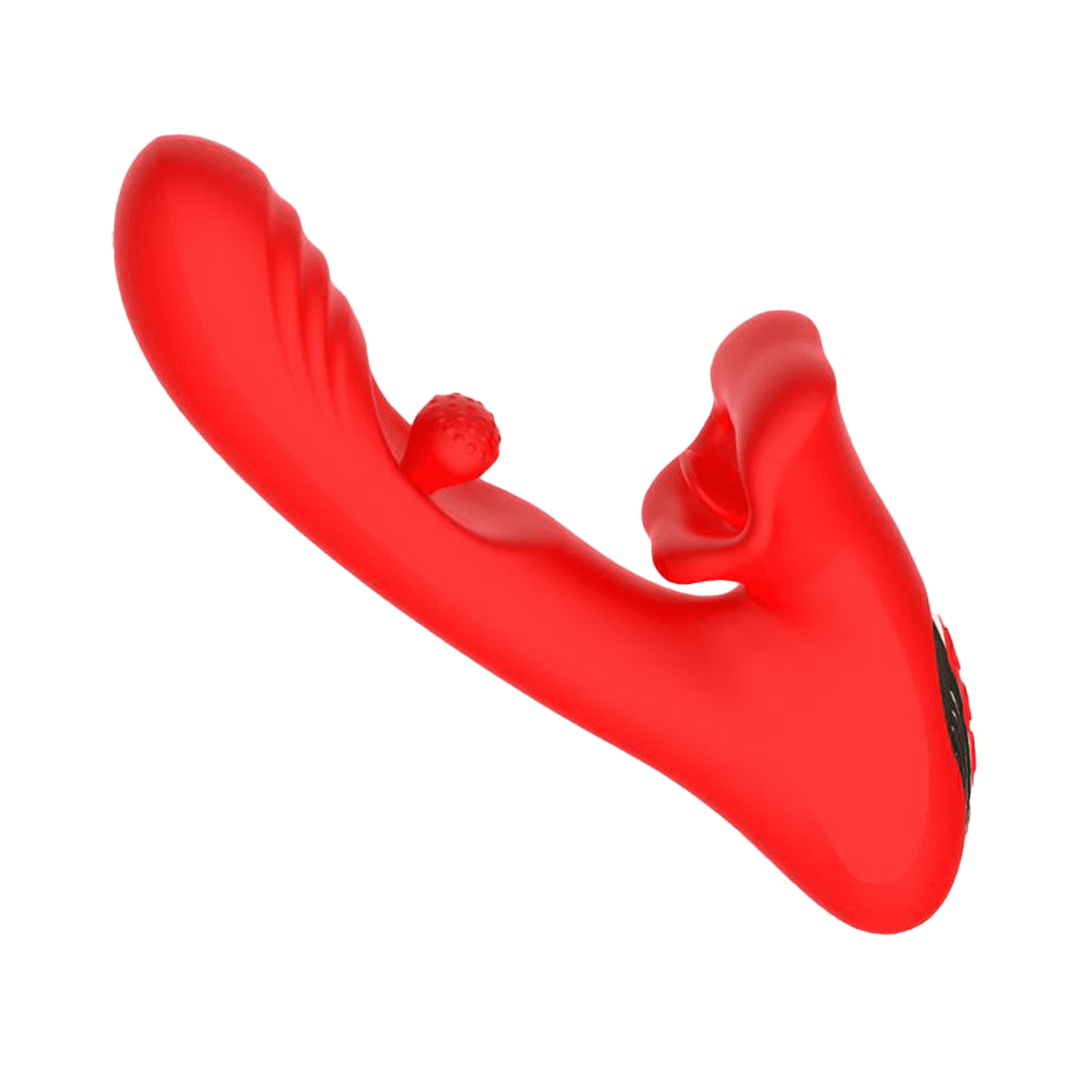IY - Franky - Bijtende en roterende balvibrator met app-bediening - Rood 3