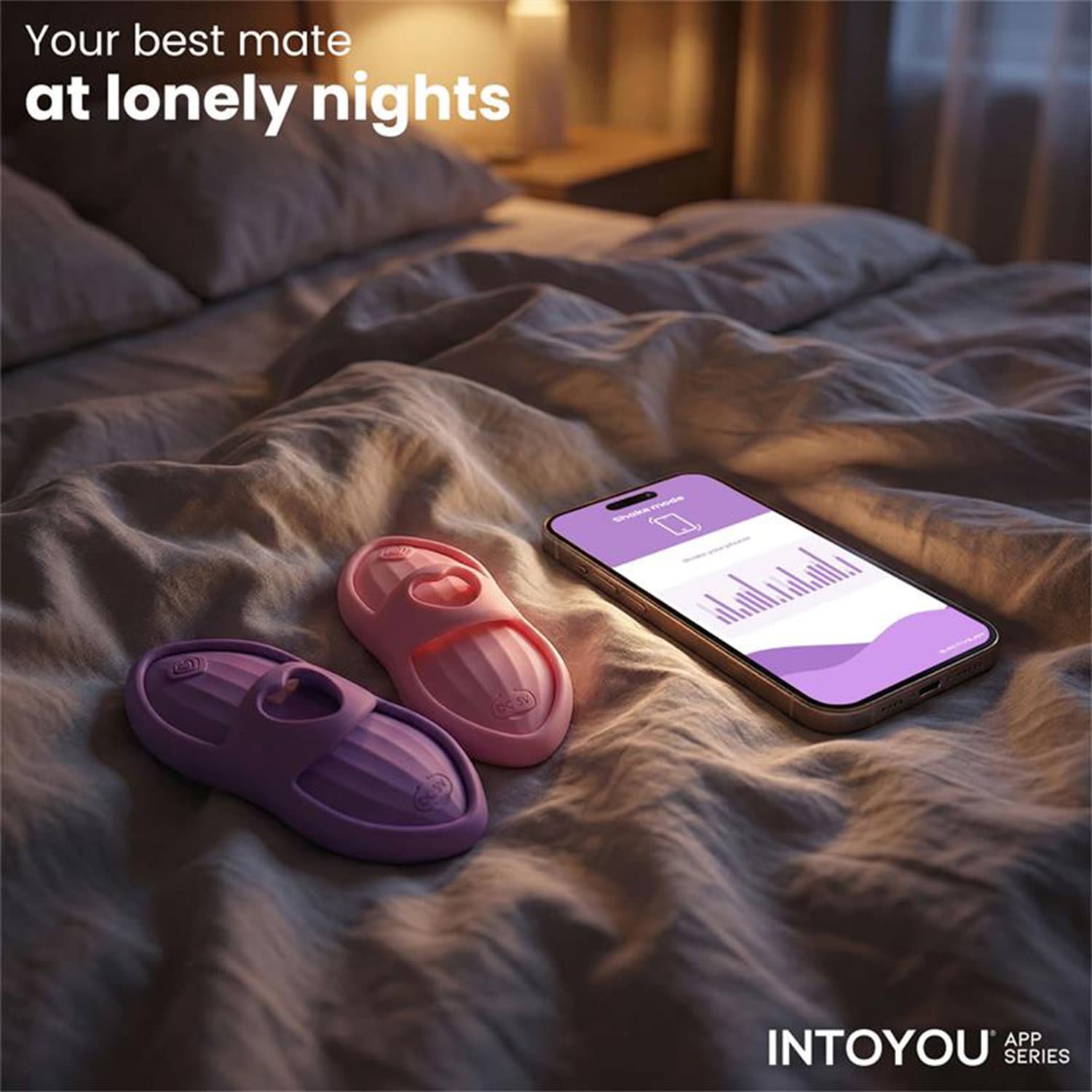 IY - Laia - Verwarmde vingervibrator met app-bediening - Roze 10