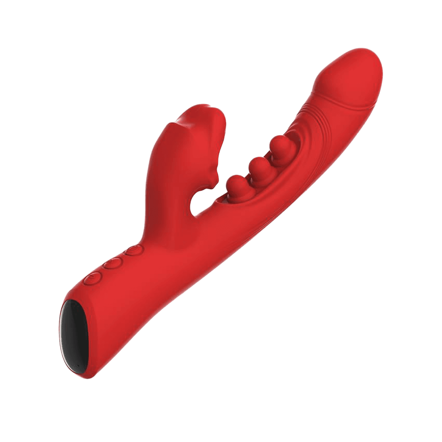 IY - Trixy - Triple Tapping mondvibrator met app-bediening - Rood 3