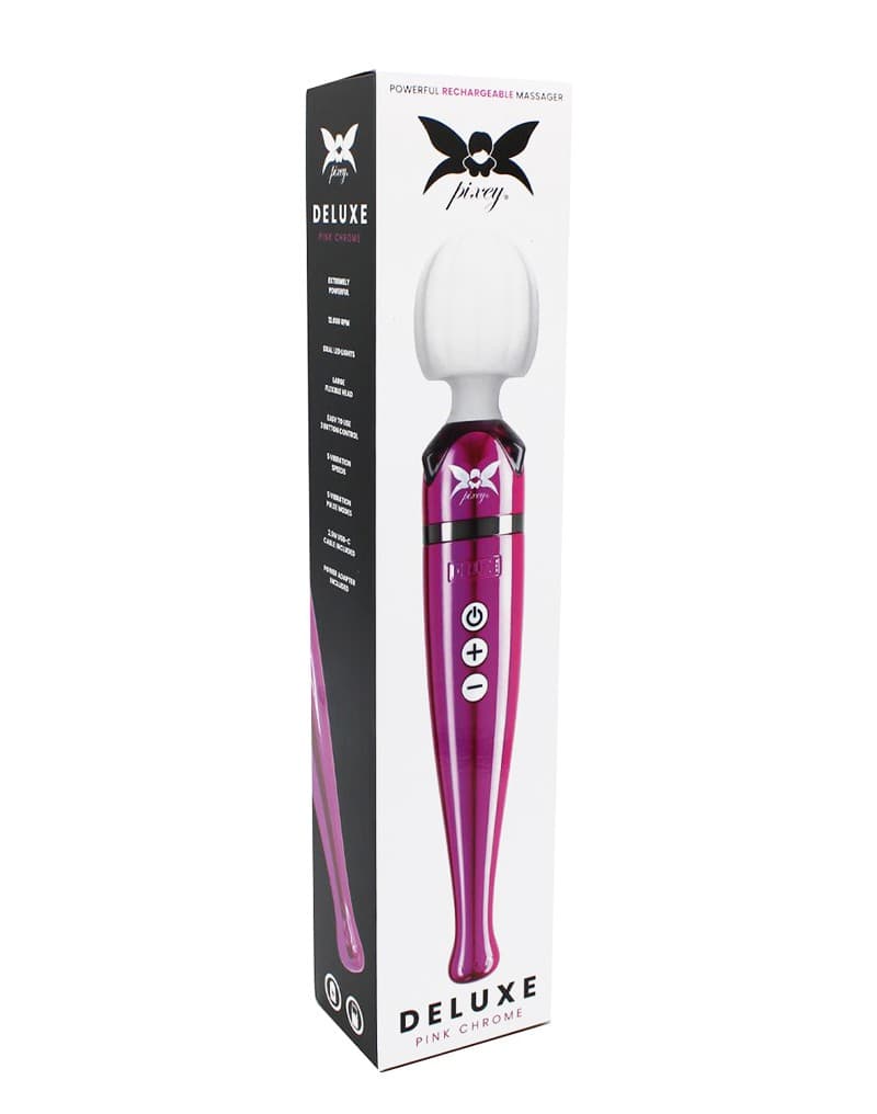 Pixey Deluxe Rechargeable Wand - Roze 2