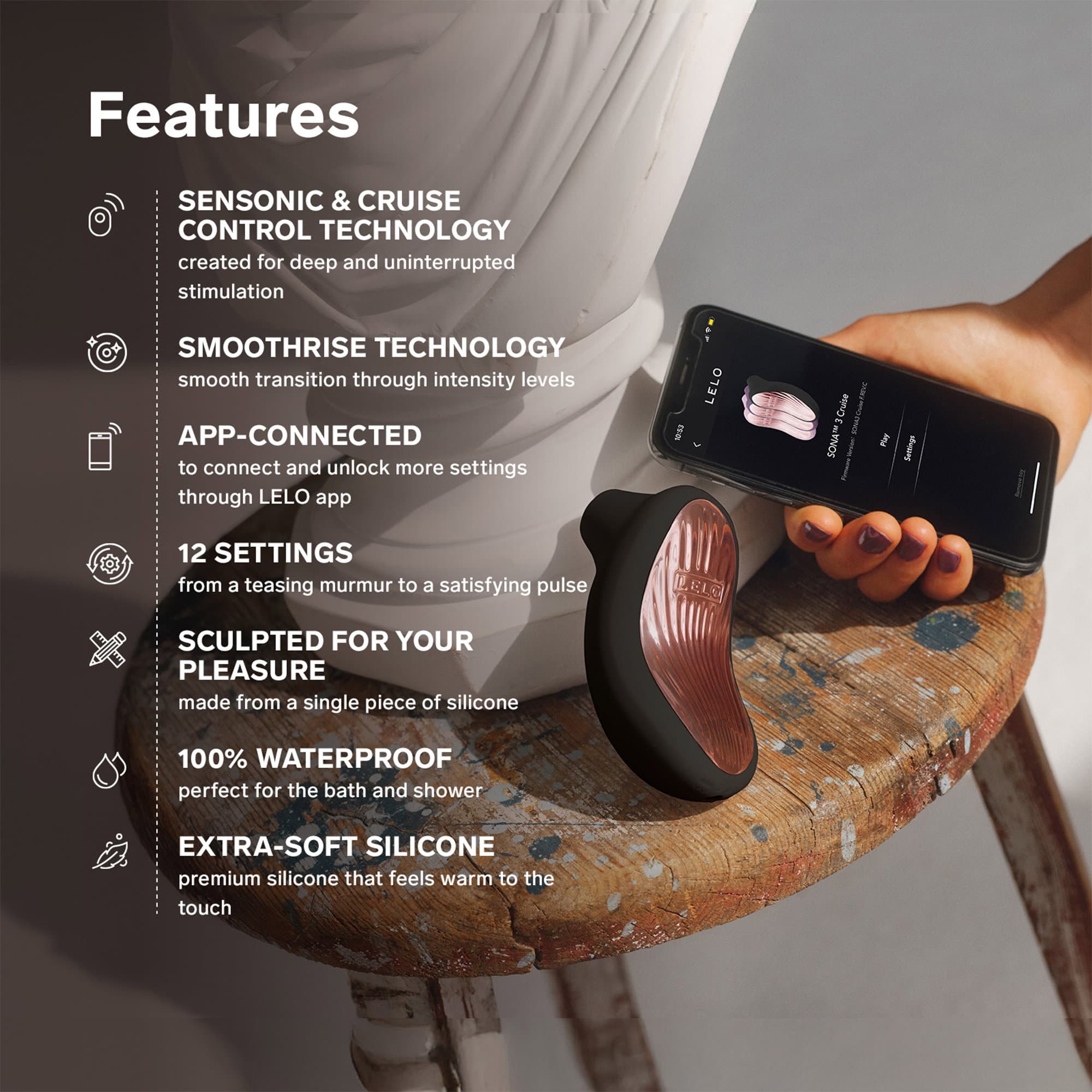 LELO - Sona 3 Cruise - Zachtroze 8