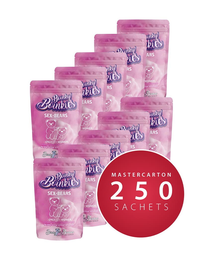 Boinky - Gummy Sex Bears voor vrouwen - Masterdoos 250 stuks