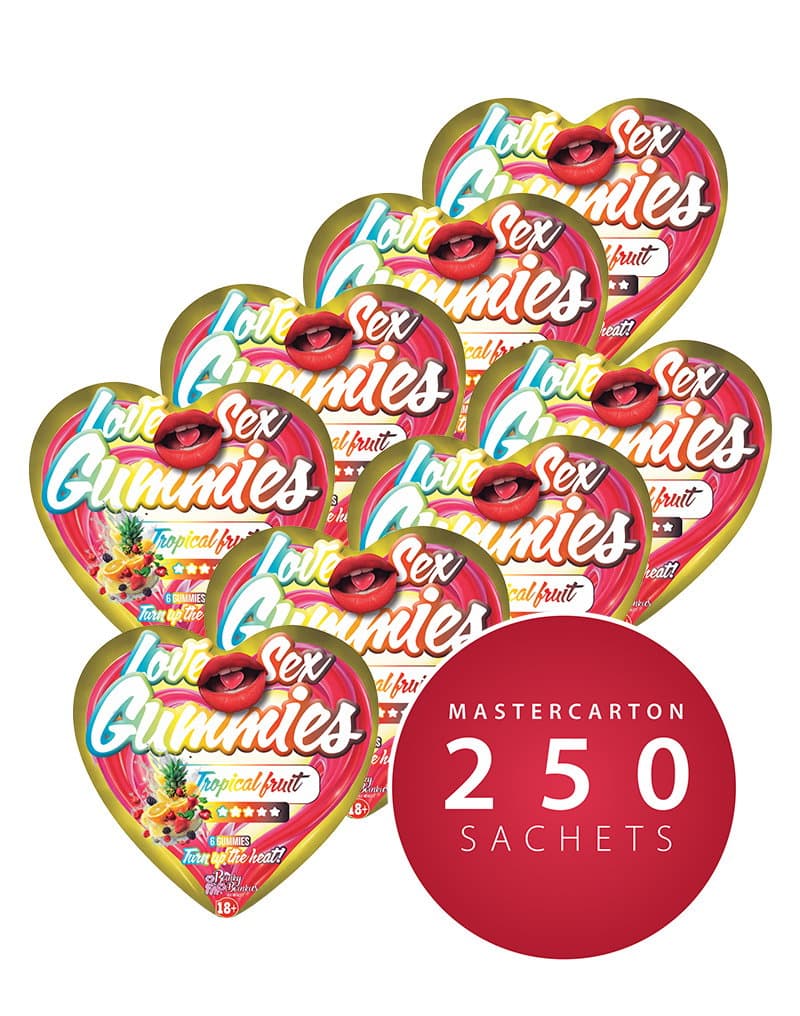 Boinky - Love Sex Gummies - Tropisch fruit - Masterdoos 250 stuks
