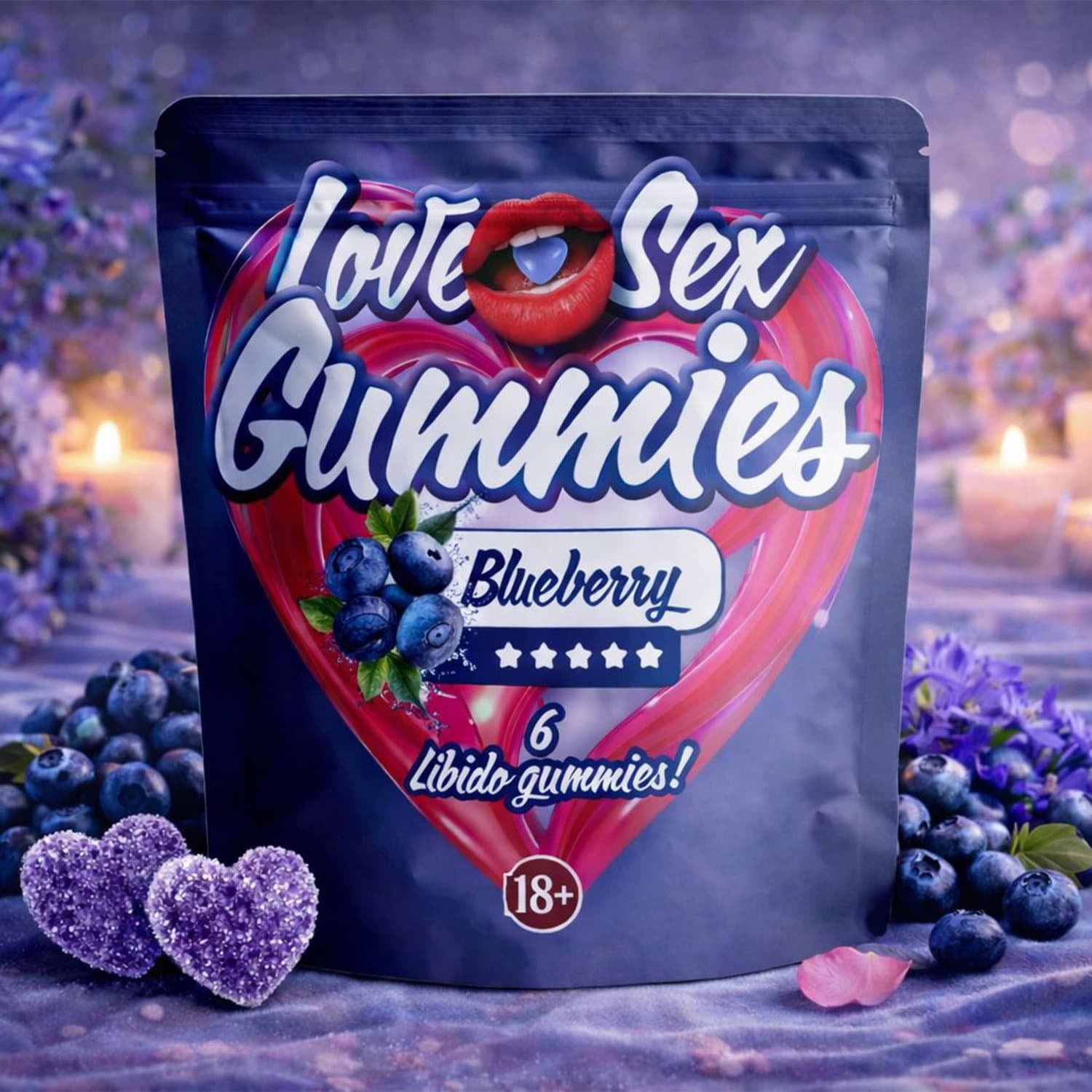 Boinky - Love Sex Gummies - Bosbes - Masterdoos 250 stuks 2