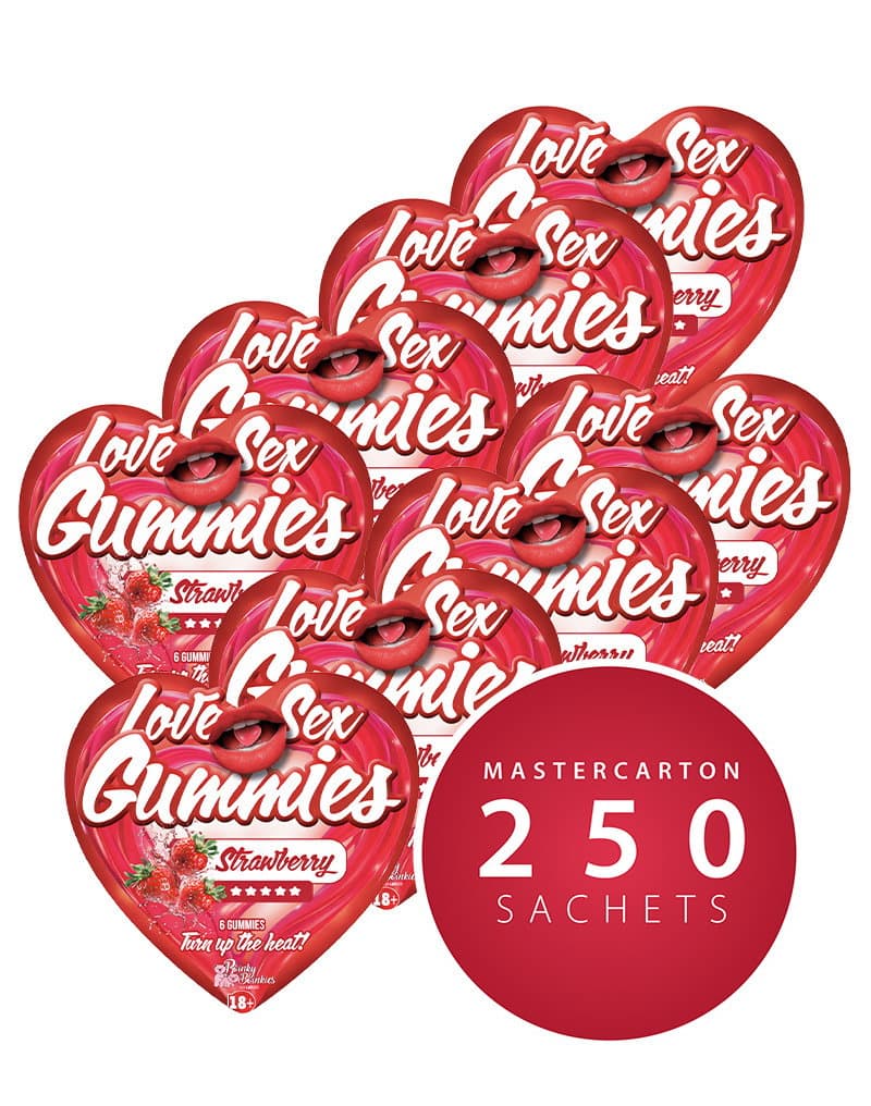 Boinky - Love Sex Gummies - Aardbei - Masterdoos 250 stuks
