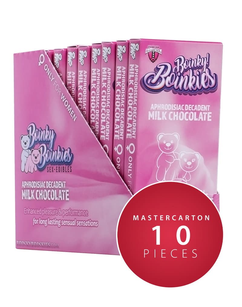 Boinky – Chocolade voor vrouwen - Display met 10 repen
