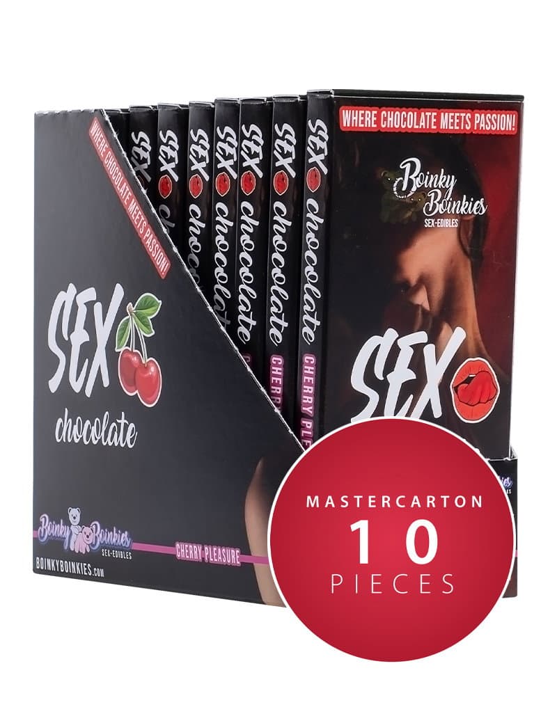 Boinky – Chocolate Sex Cherry - Display met 10 repen