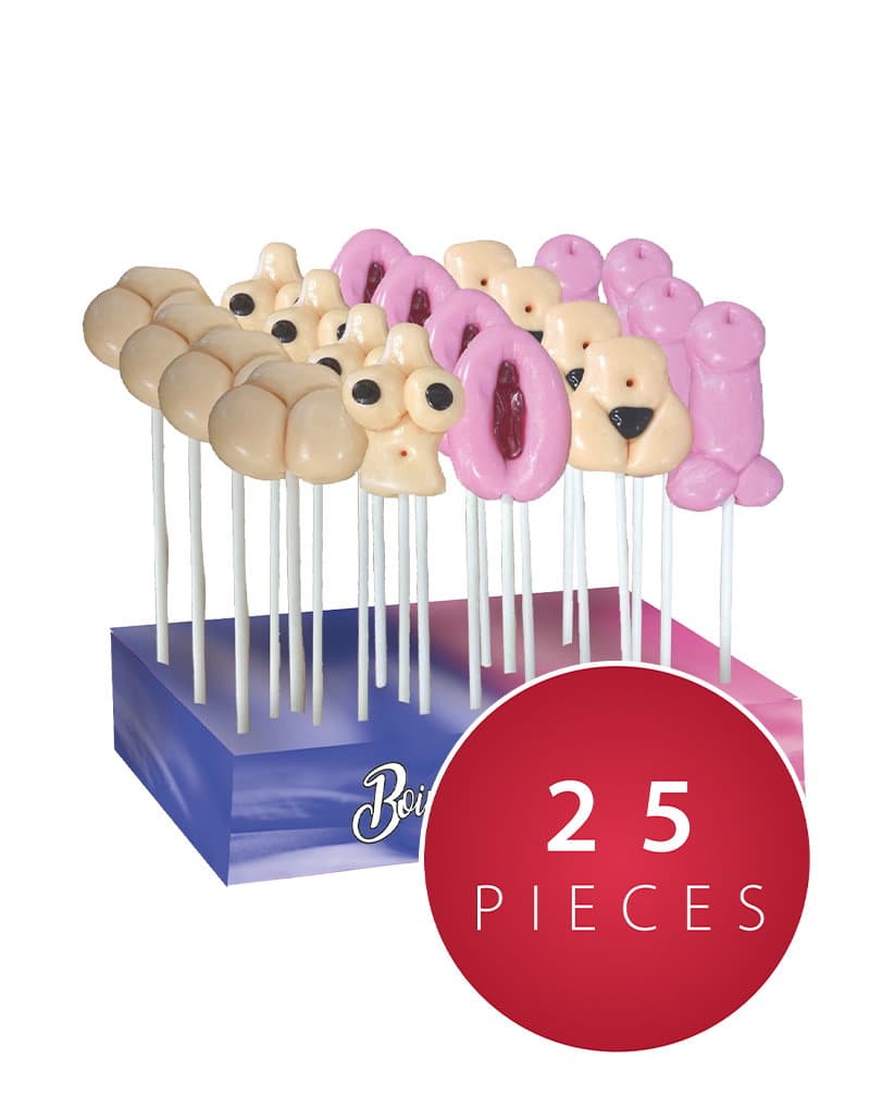 Boinky - Lolly's met seksuele humor - Display met 25 stuks