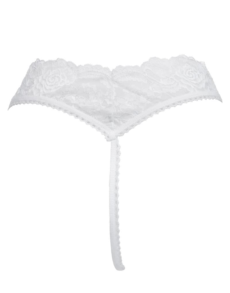 Amorable by Rimba - Open String - One Size - Wit (art. 1252) 6