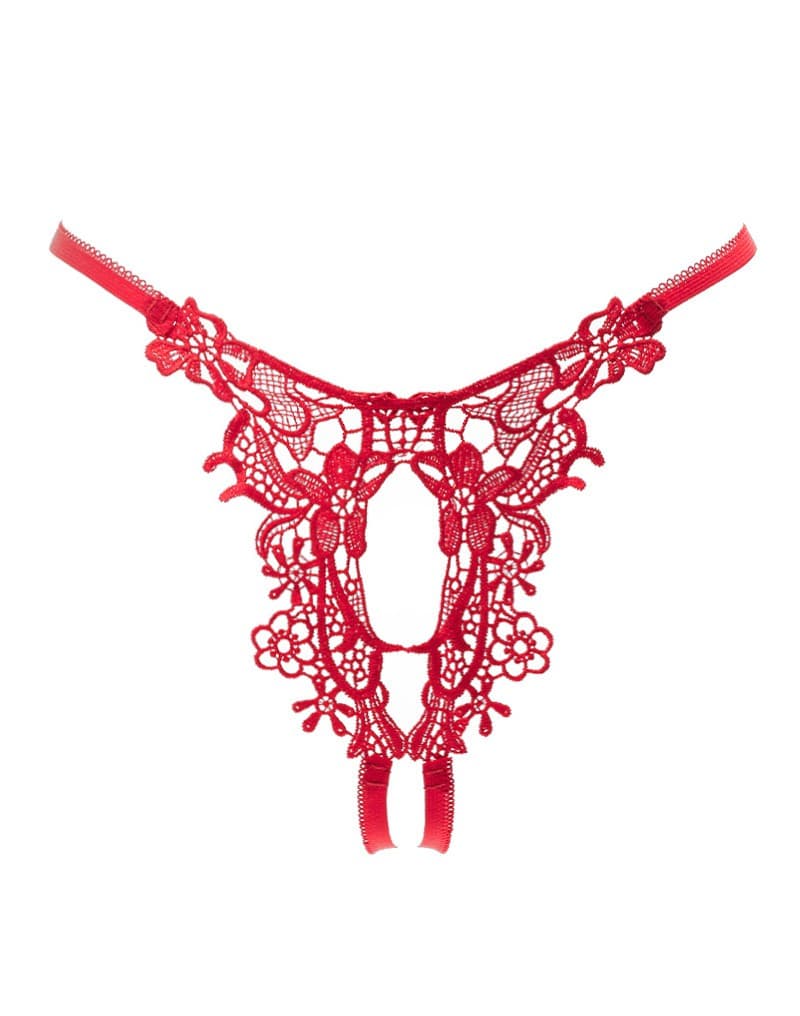 Amorable by Rimba - Open String - One Size - Rood (art. 1273) 4